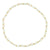 Faux Pearl Metal Bead Anklet