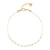 Oval Mother of Pearl Beaded Anklet