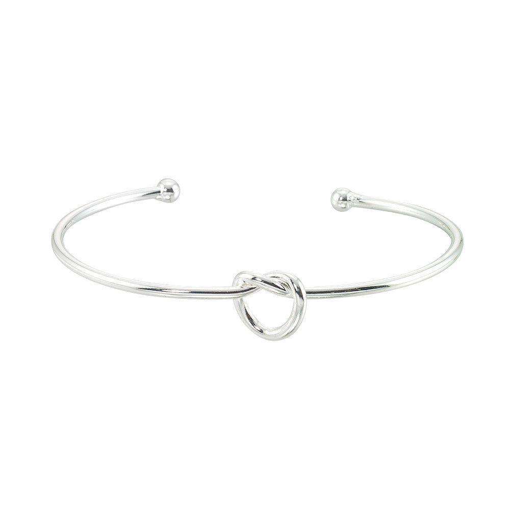 Metal Knot Cuff Bracelet