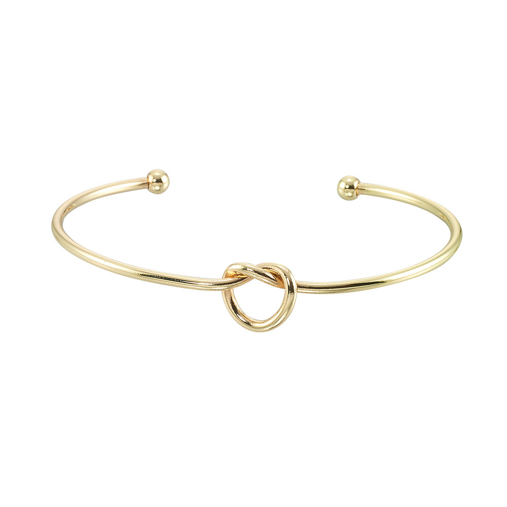Metal Knot Cuff Bracelet