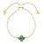 Blue Abalone Clover Adjustable Bracelet