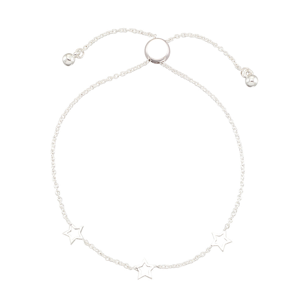 Adjustable Cut-Out Star Bracelet
