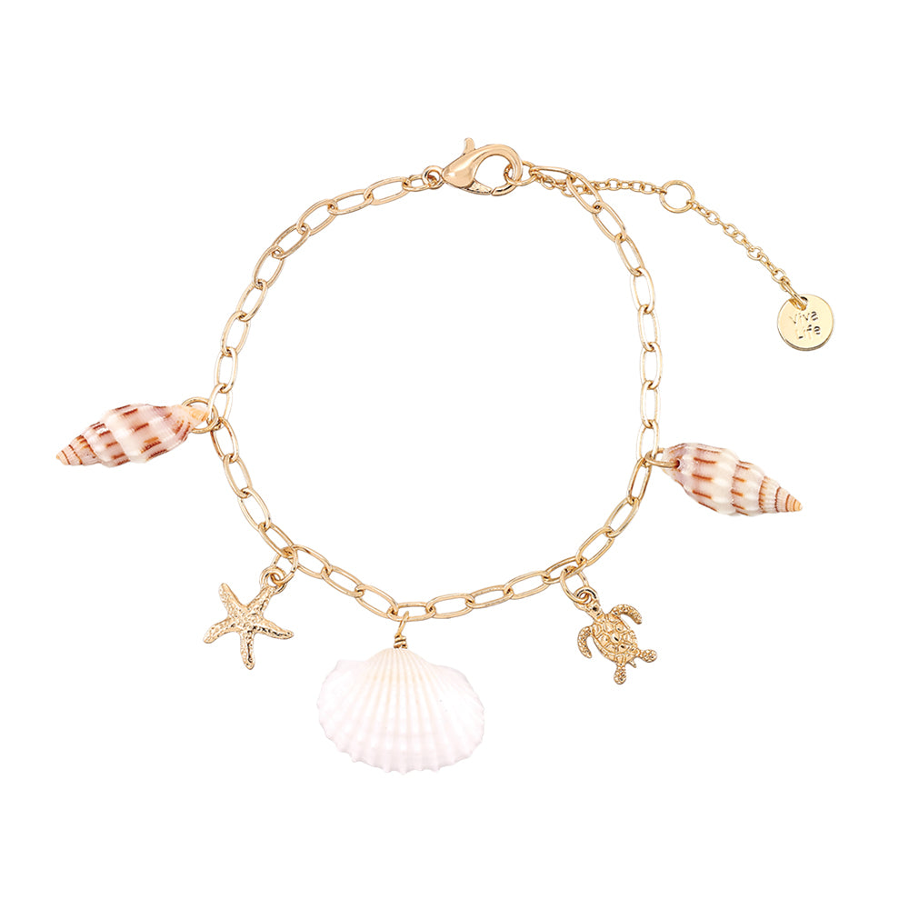Turtle/Starfish/Shell/Clam Bracelet