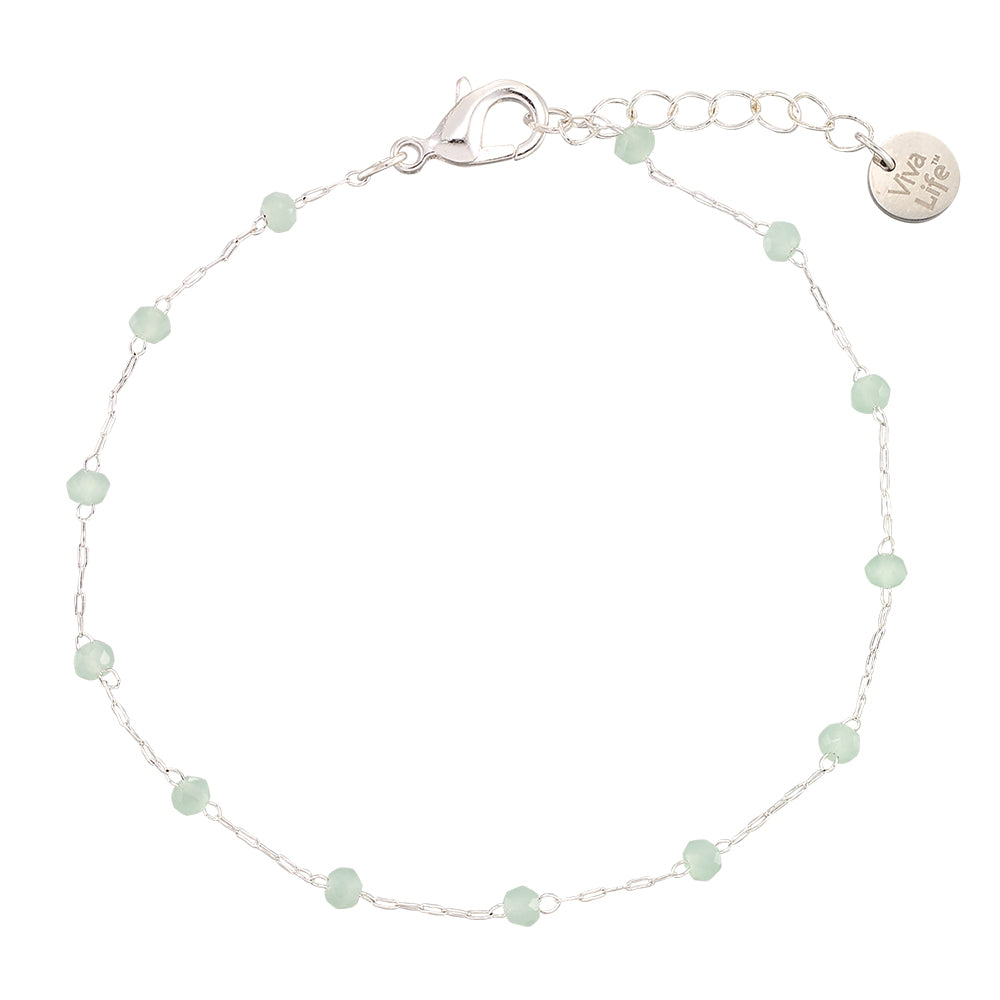 Dainty Crystal Station Bracelet
