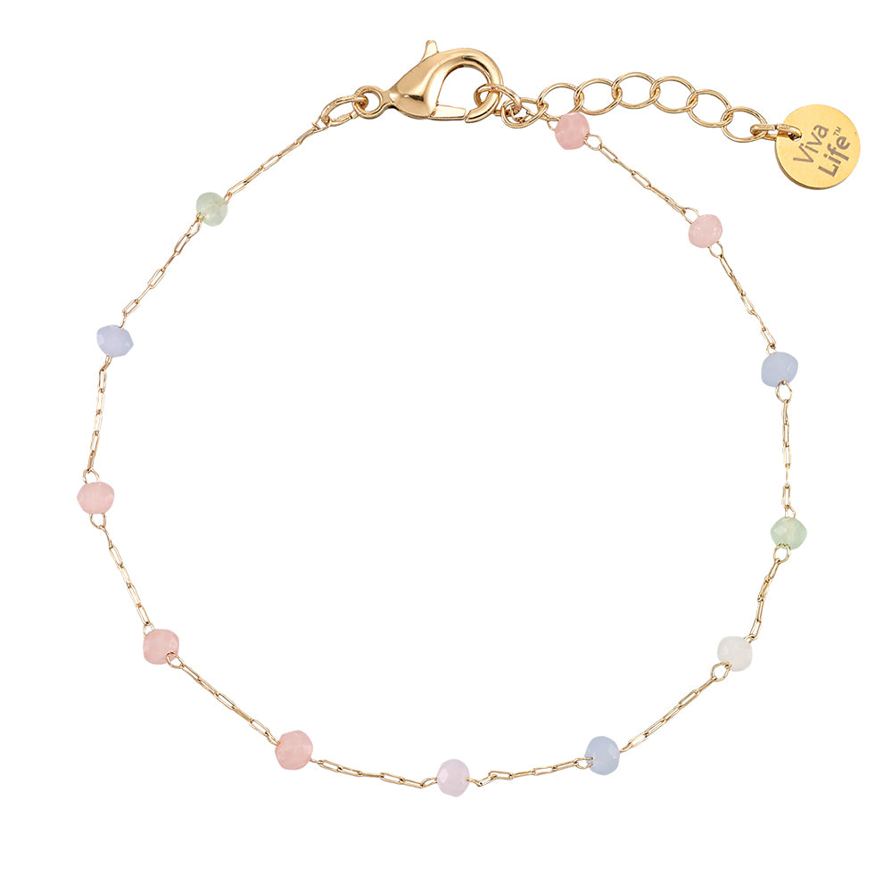 Dainty Crystal Station Bracelet