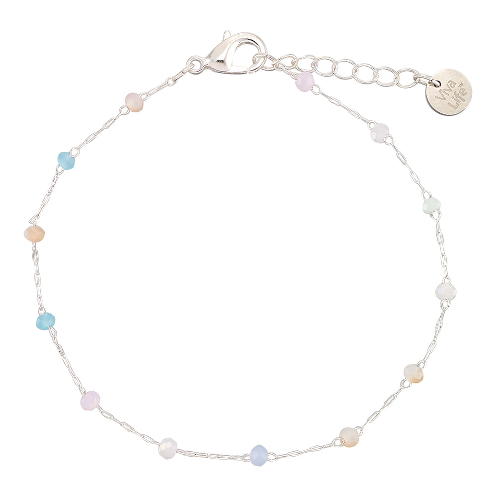 Dainty Crystal Station Bracelet