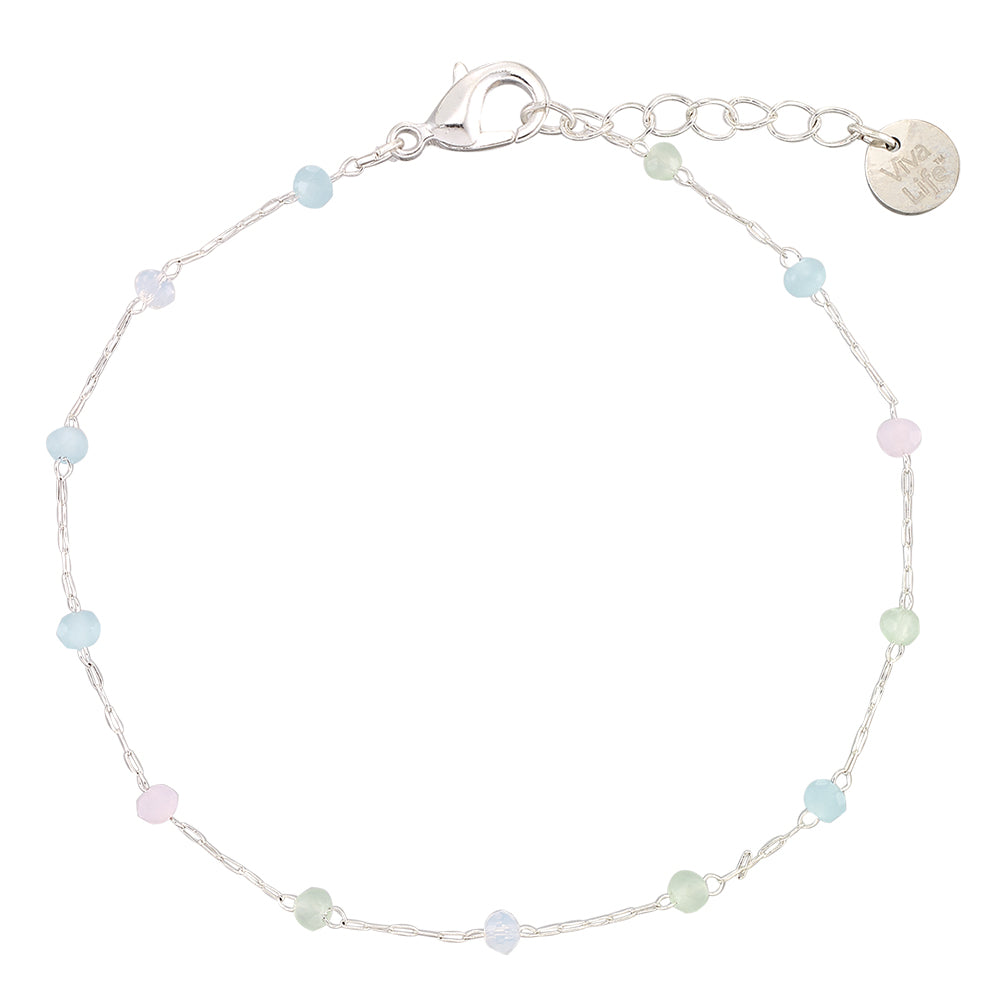 Dainty Crystal Station Bracelet