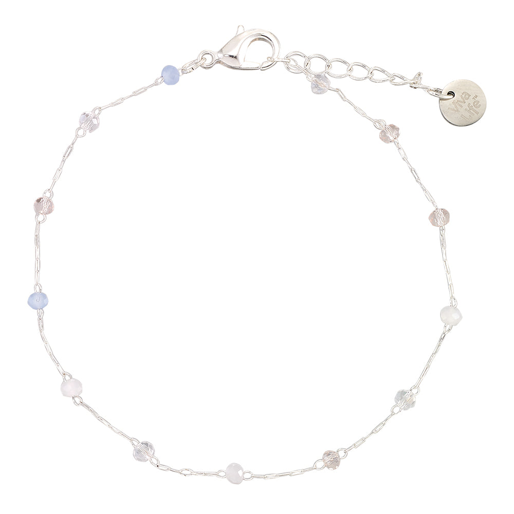 Dainty Crystal Station Bracelet