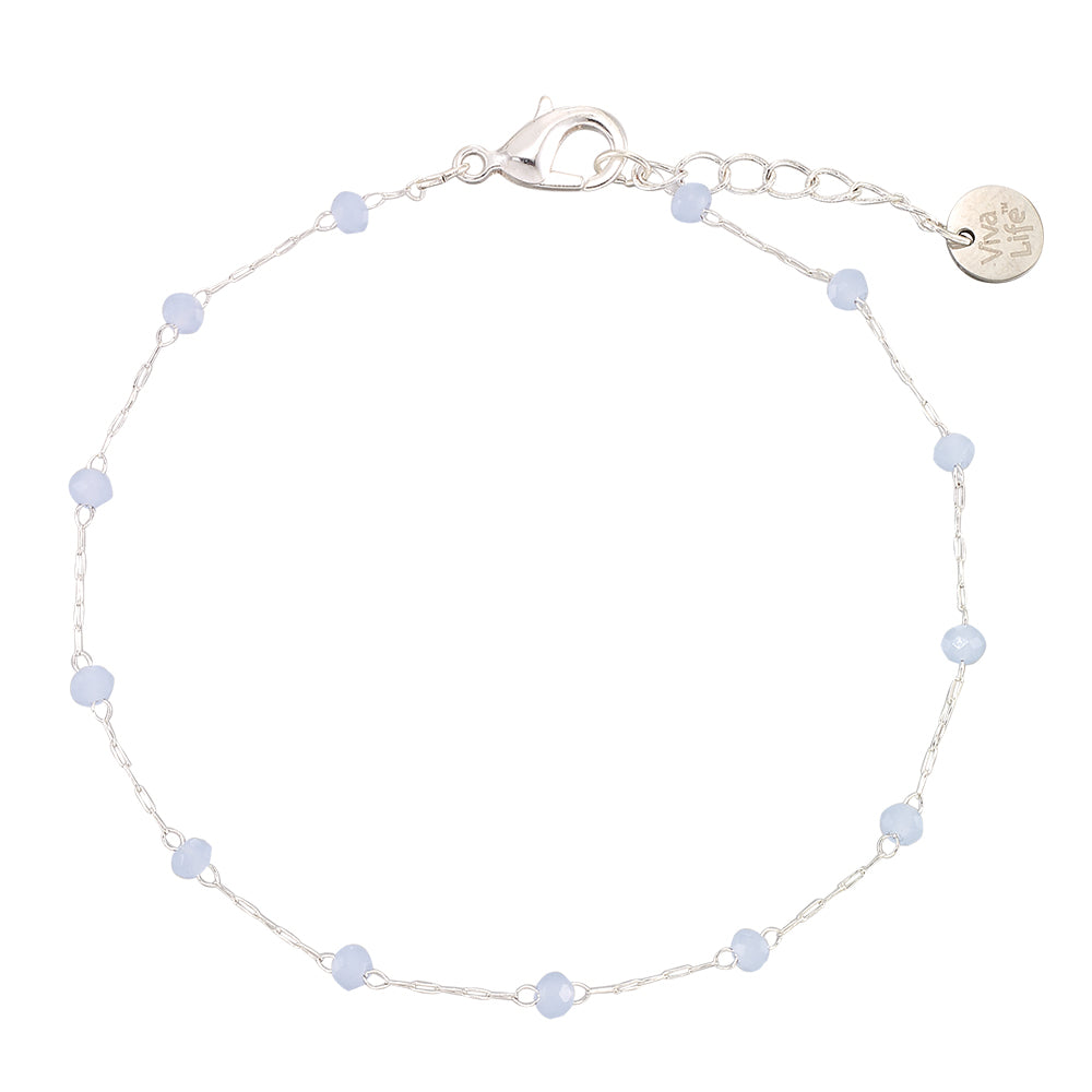 Dainty Crystal Station Bracelet