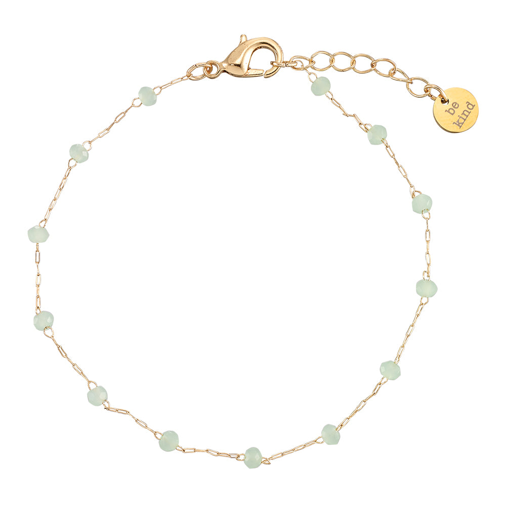 Dainty Crystal Station Bracelet
