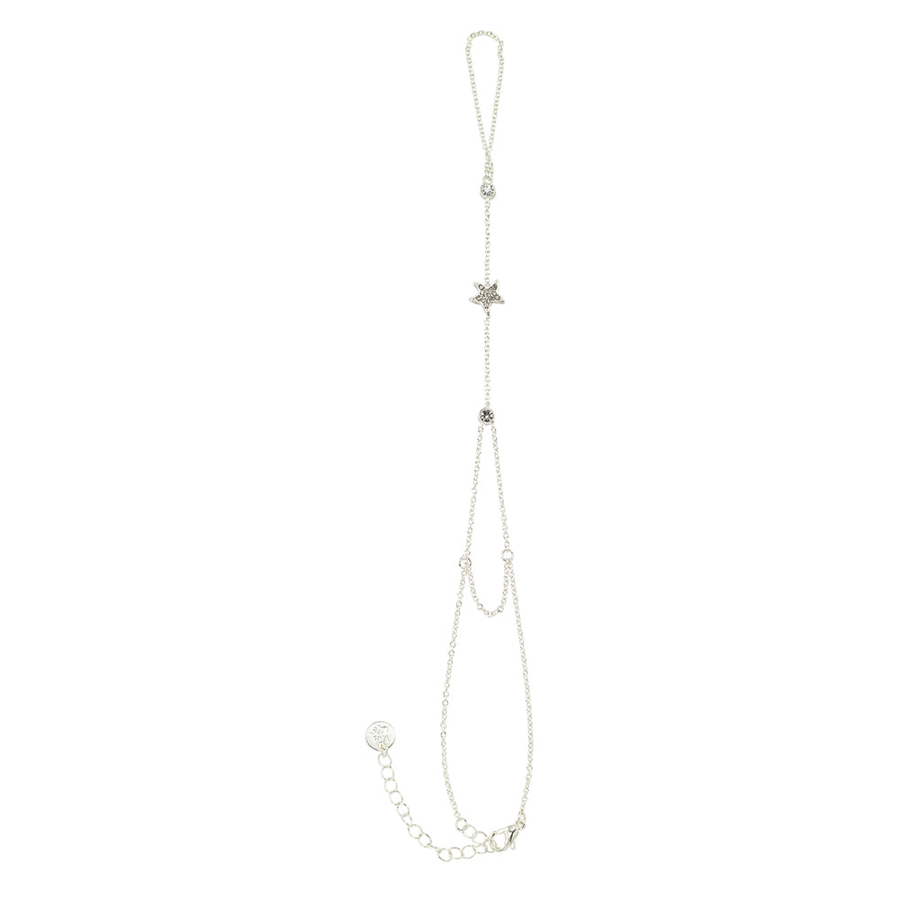 Crystal Starfish 7.5'' Hand Chain