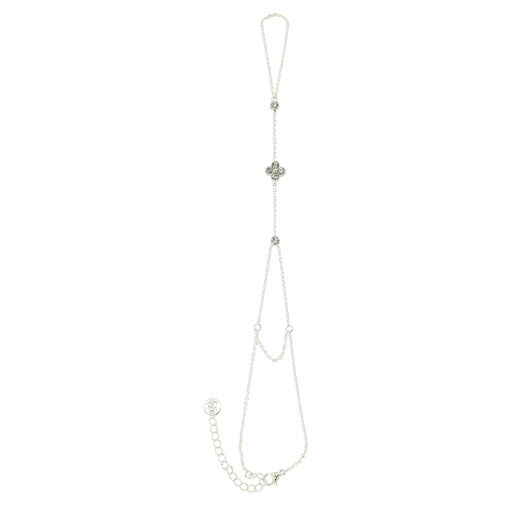 Crystal Clover 7.5'' Hand Chain