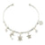 Crystal Turtle/Dolphin/Starfish Charm Bangle Bracelet