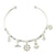 Crystal Whale/Shipwheel/Anchor Charm Bracelet
