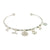Crystal Whale/Shipwheel/Anchor Charm Bracelet