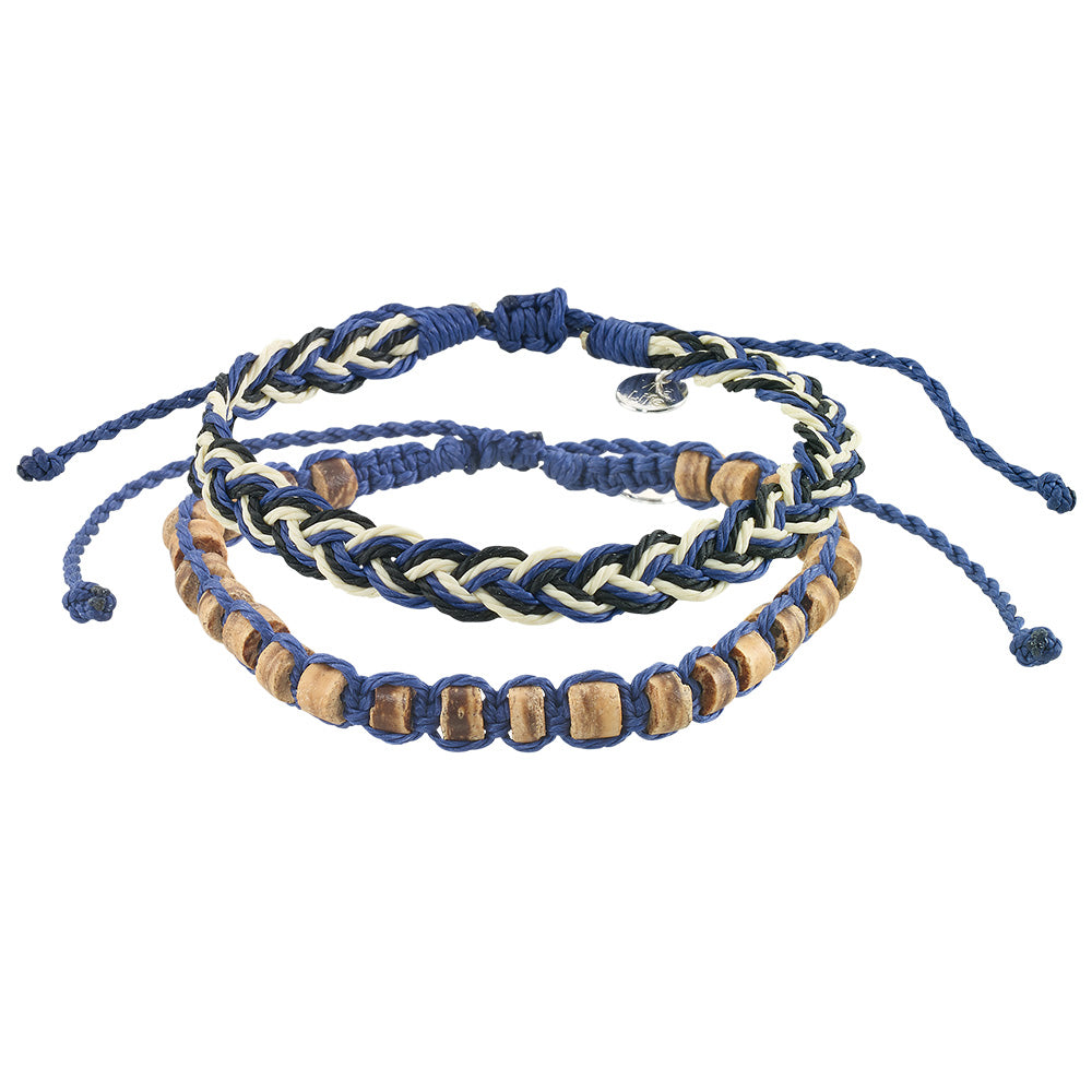 Coco Bead and Braid Bracelet - Set/2