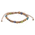 Coco and Striped Glass Bead Bracelet