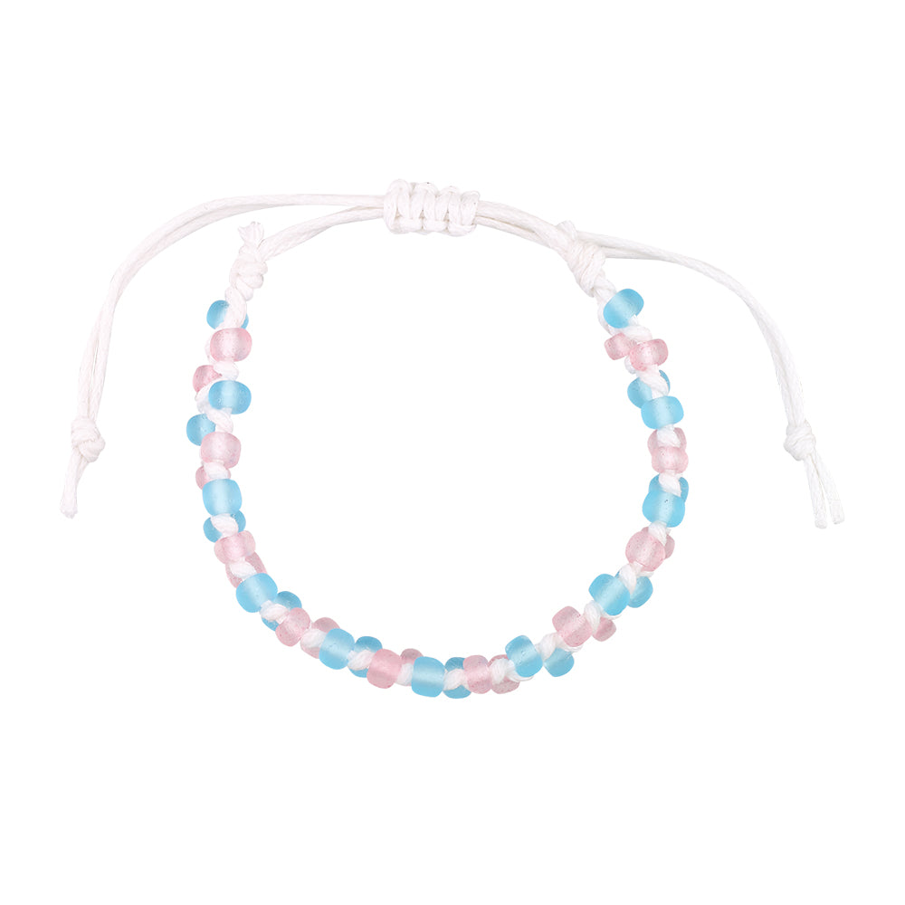 Double Frosted Bead Bracelet ~Mixed Colors