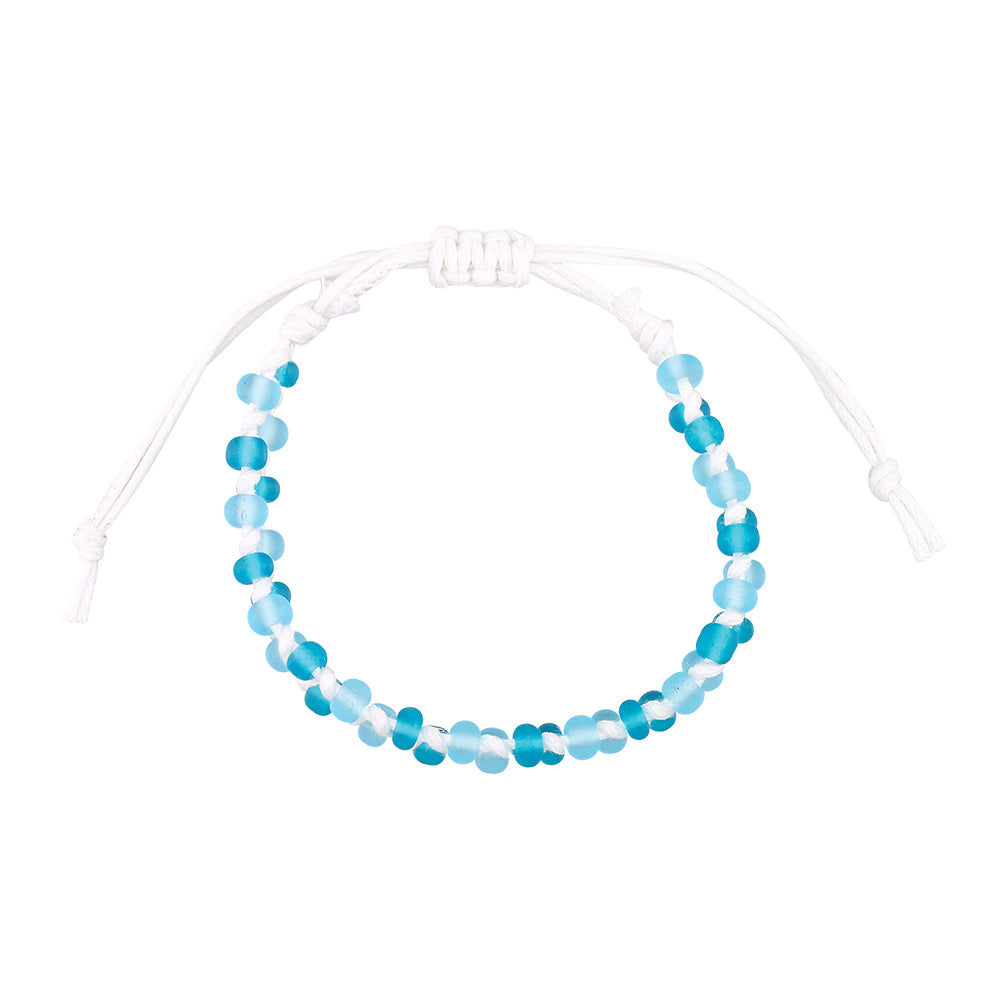 Double Frosted Bead Bracelet ~Mixed Colors