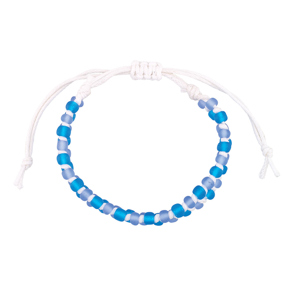 Double Frosted Bead Bracelet ~Mixed Colors