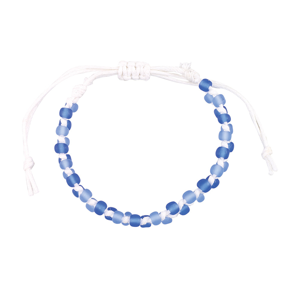 Double Frosted Bead Bracelet ~Mixed Colors