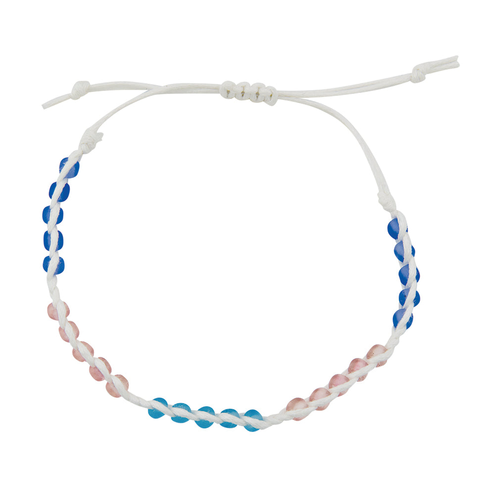 Frosted Bead Station Bracelet