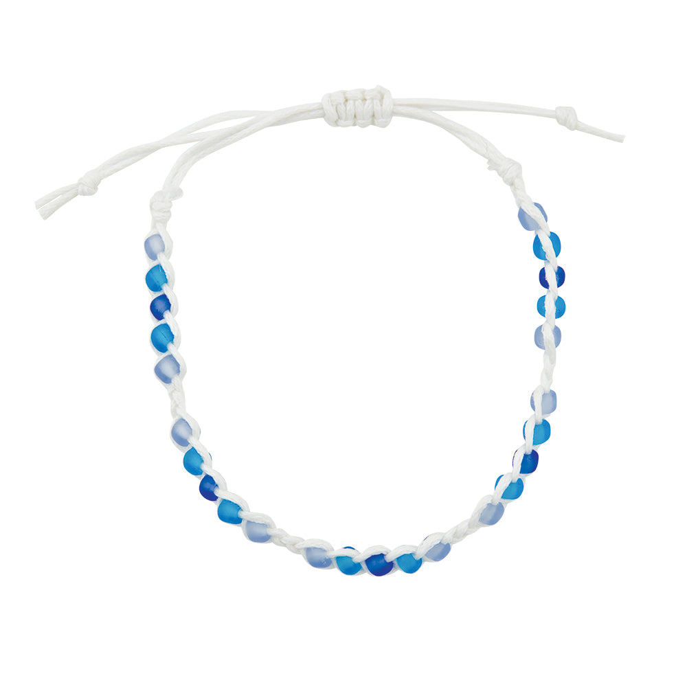Frosted Bead Station Bracelet