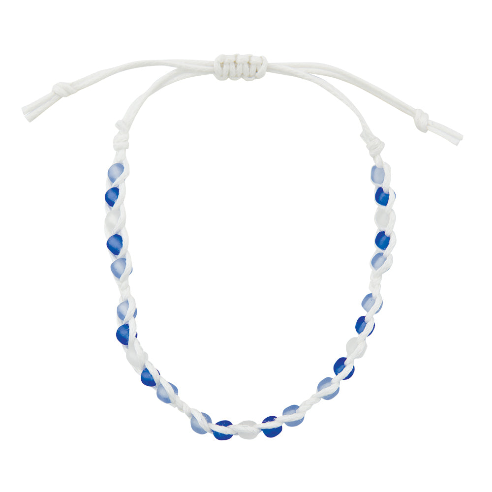 Frosted Bead Station Bracelet