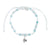 Turtle Charm Frosted Bead Bracelet