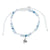 Turtle Charm Frosted Bead Bracelet
