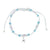 Starfish Charm Frosted Bead Bracelet