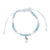 Dolphin Charm Frosted Bead Bracelet