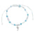 Dolphin Charm Frosted Bead Bracelet