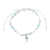 Dolphin Charm Frosted Bead Bracelet