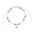 Shark Charm Frosted Bead Bracelet