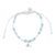 Shark Charm Frosted Bead Bracelet