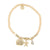 "My Charmed Life" Turtle Charm Crystal Bracelet