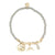 "My Charmed Life" Whale Tail Charm Crystal Bracelet
