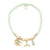 "My Charmed Life" Whale Tail Charm Crystal Bracelet