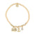 "My Charmed Life" Anchor Charm Crystal Bracelet