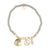 "My Charmed Life" Wave Charm Crystal Bracelet