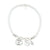 "My Charmed Life" Wave Charm Crystal Bracelet