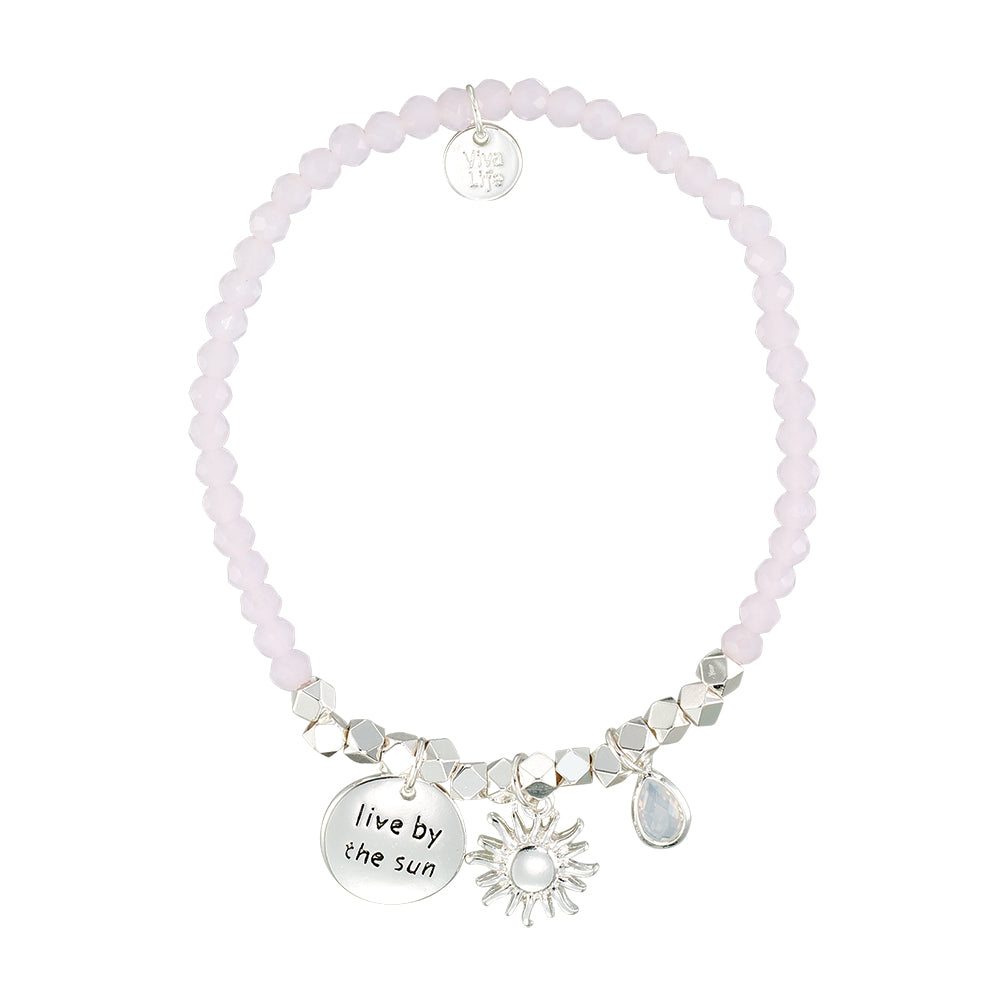 &quot;My Charmed Life&quot; Sun Charm Crystal Bracelet