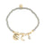 "My Charmed Life" Moon Charm Crystal Bracelet