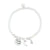 "My Charmed Life" Moon Charm Crystal Bracelet