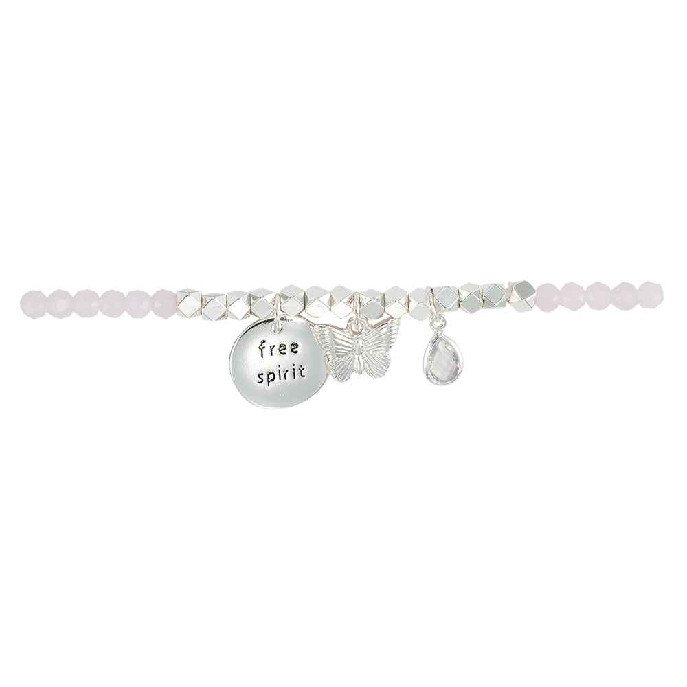 "My Charmed Life" Butterfly Crystal Bracelet