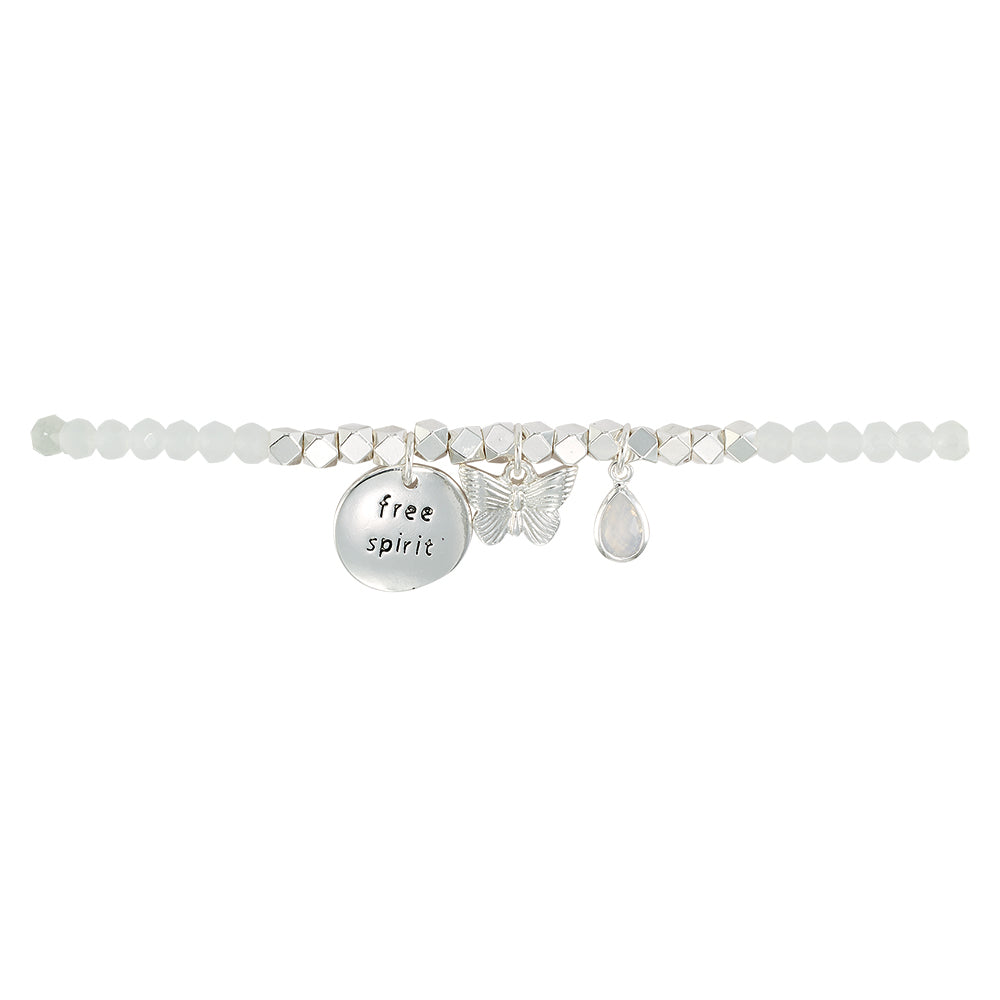 "My Charmed Life" Butterfly Crystal Bracelet