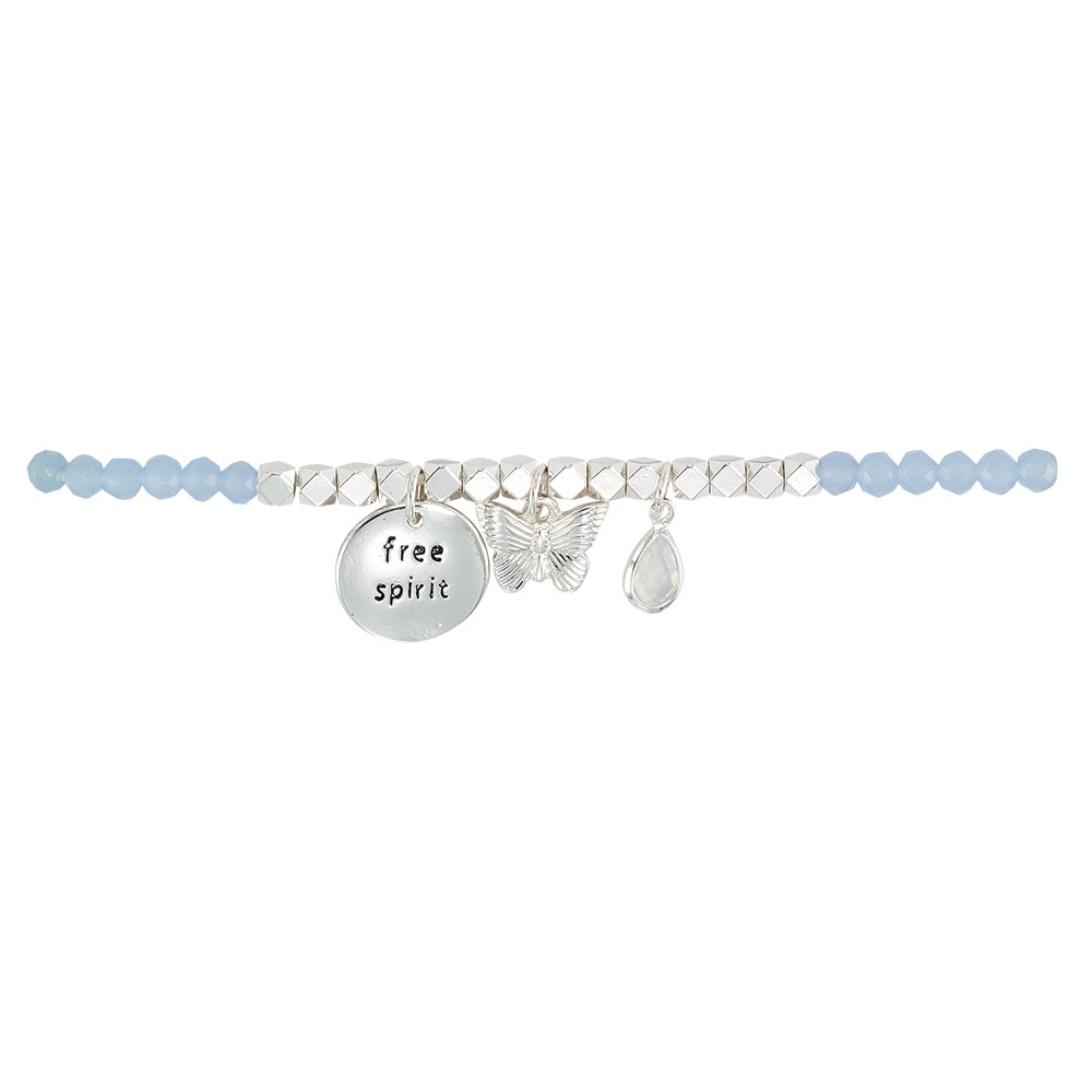 "My Charmed Life" Butterfly Crystal Bracelet