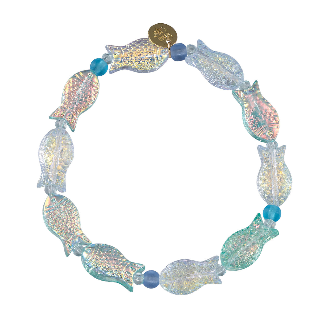 Colorful Glass Bead Fish Bracelet
