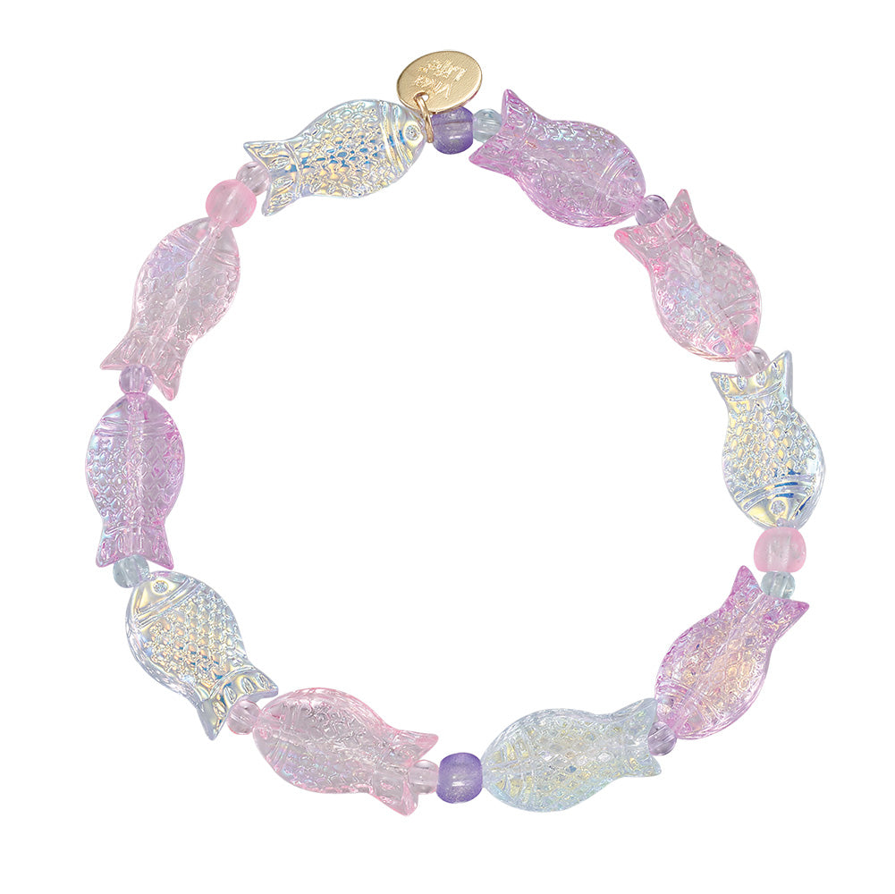 Colorful Glass Bead Fish Bracelet